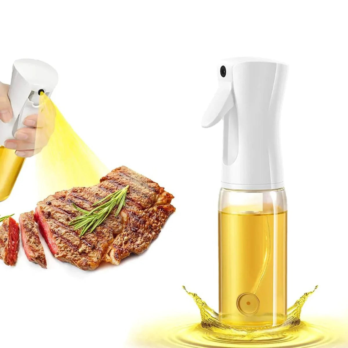 Daisy Glass Seasoning & Oil Dispenser Set